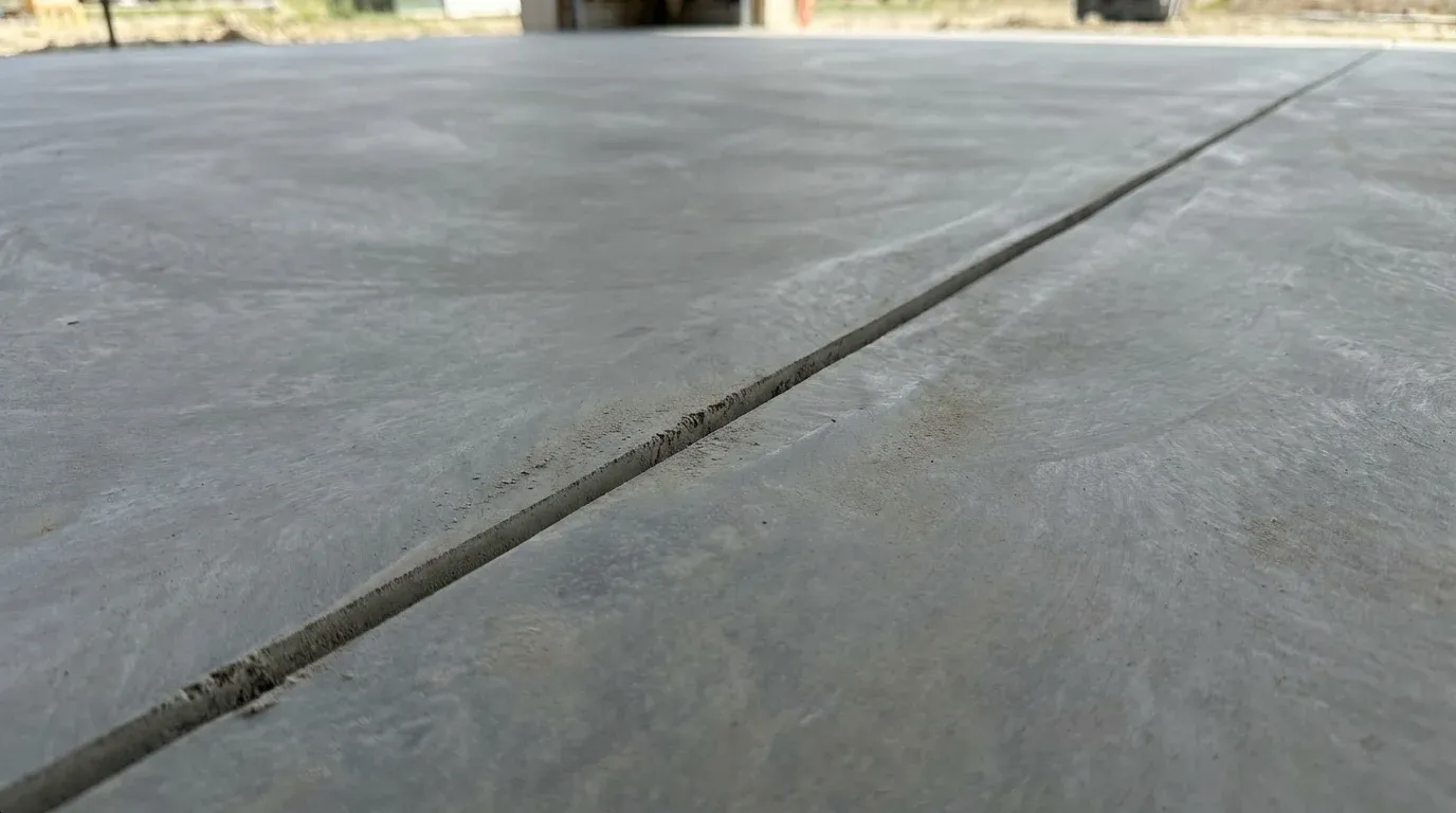 Wire mesh and forms set for a concrete slab pour in Madison, AL